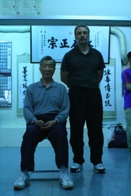 Matt with Grandmaster Ip Ching